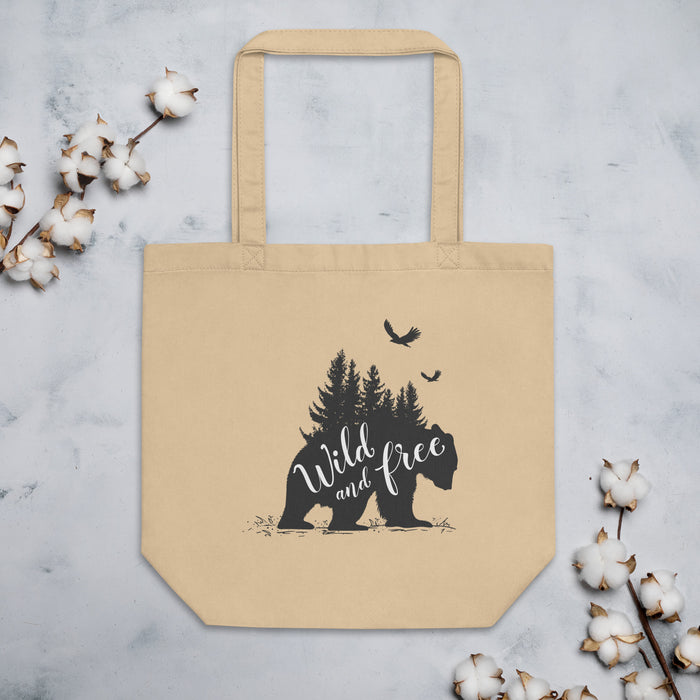 Wild And Free Printed Eco Tote Bag - Bloom Seventy Seven