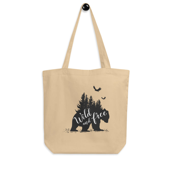 Wild And Free Printed Eco Tote Bag - Bloom Seventy Seven
