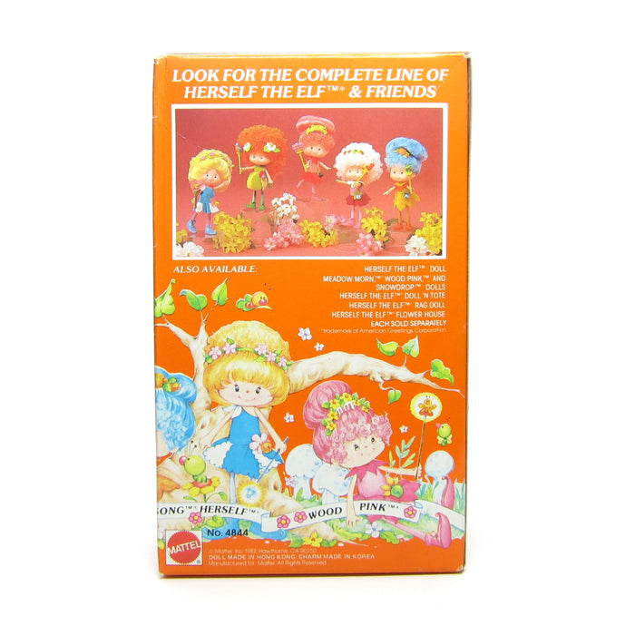 Back of factory sealed box Willow Song doll