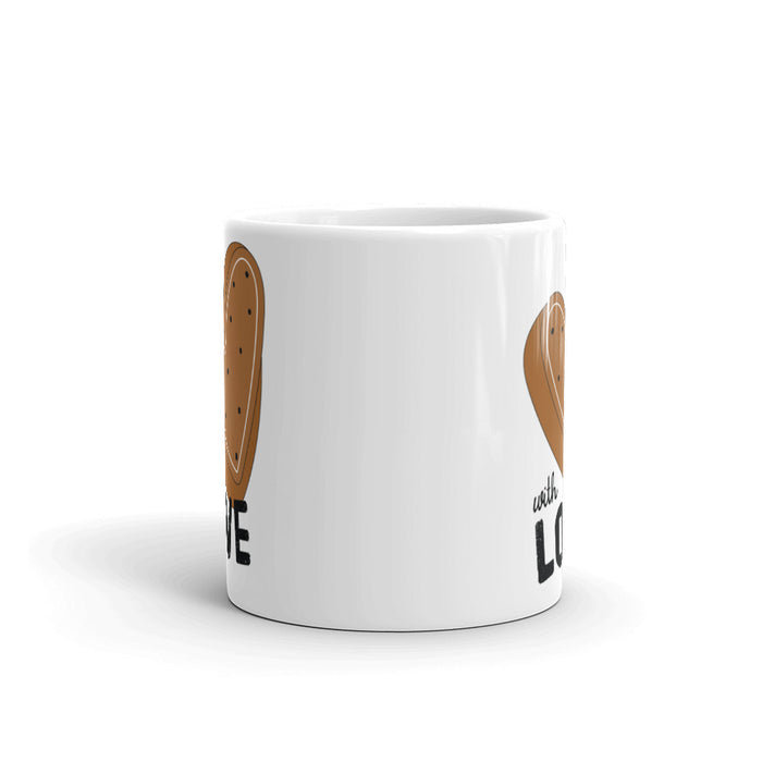 With Love White Glossy Mug