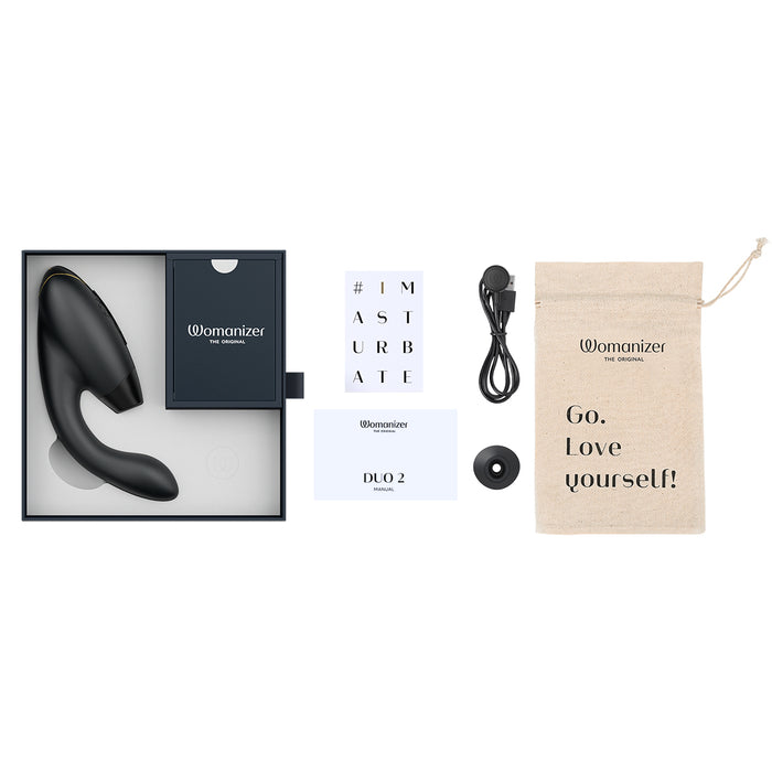 Womanizer Duo 2 - Black Intimates Adult Boutique