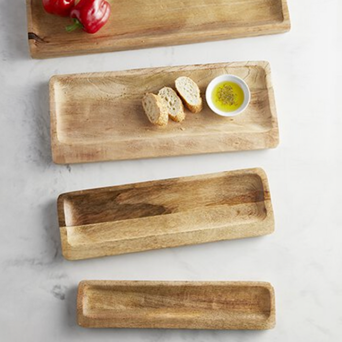 Wooden Rectangular Tray - Small